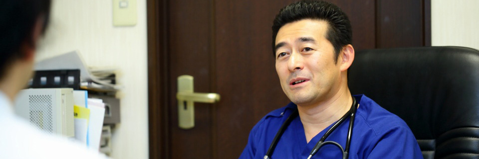 診療の基本方針は、ホームドクターとしての内科一般診療と、 糖尿病専門としての診療の両立です